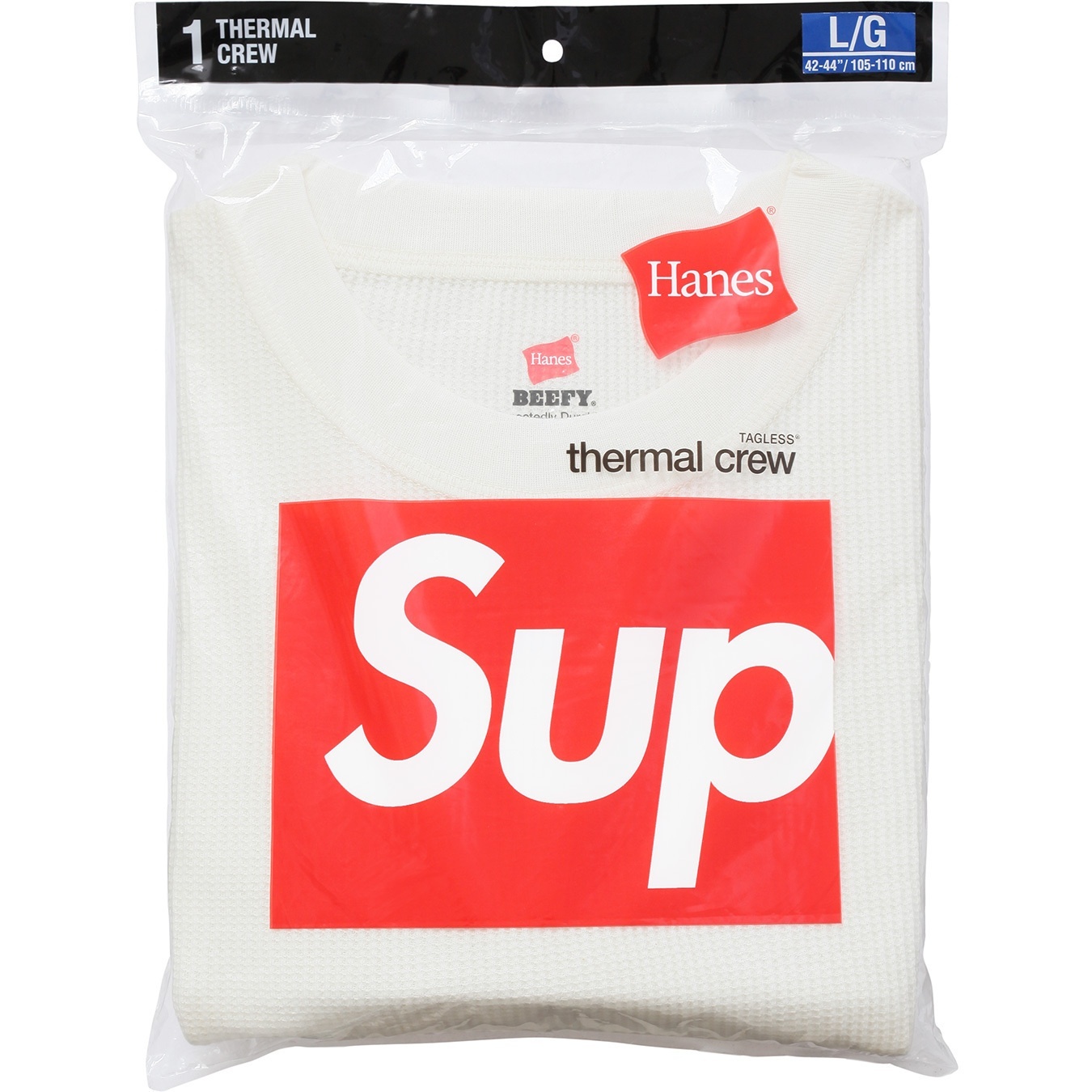 Supreme®/Hanes® Thermal Crew (1 Pack) view 3